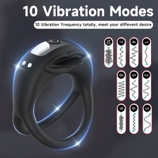 Dual Silicone Vibrating Penis