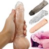 Penis Extension Extender Cock Sleeve Sheath Girth Dick Enhancer Sex Toys for Men