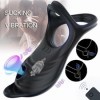 Penis Cock Ring Vibrator Stronger Erection Clit Sucking Sex Toys For Men Couples
