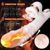 Thrusting Dildo Massager Anal Butt G-spot Adult Vibrator Sex Toys for Women