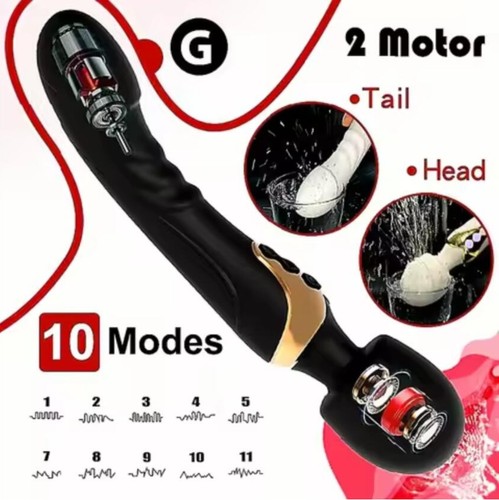 Dual Vibrator Dildo Spot