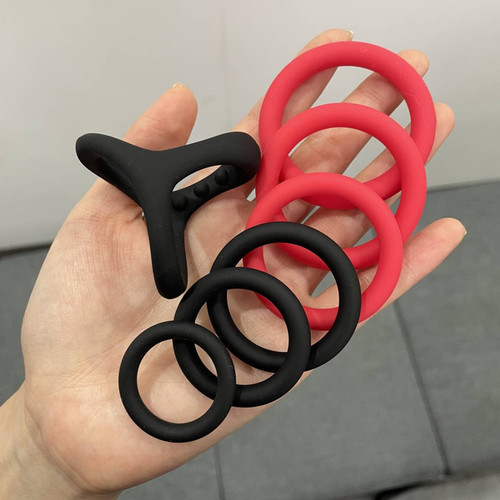 7PCS Silicone Cock Ring