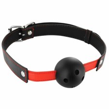 Subdue Me Breathable Ball Gag BDSM Bondage Muzzle Fetish Gear